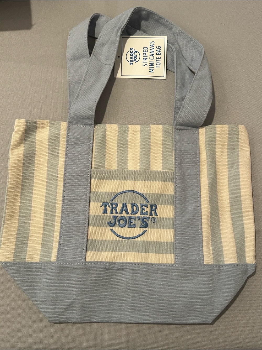 NEW Trader Joe’s Summer Mini Tote Bag - Listing is for BLUE only